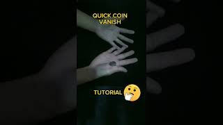 Coin vanish tutorial / Visual coin trick #shorts #magic