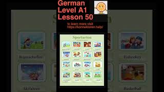 Level A1. Lesson 50