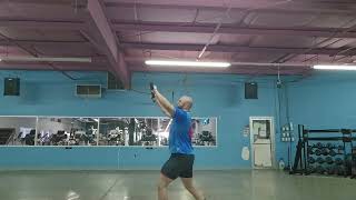Training with weighted steel bars