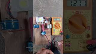 Home made power full motor experiment 12 volt se 24 voltage ⚡#moters