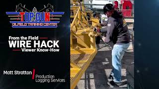 Wireline Roll up clip