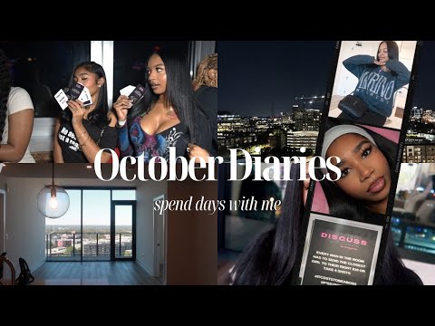 October Diaries: solo date, lashing, play nda, apartment tour, dye my hair, & night out