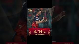 PBKS VS RCB MATCH JOSH HAZLEWOOD BEST BOWLING//#viralvideo#cricket#100000subscribe#1millonviwes