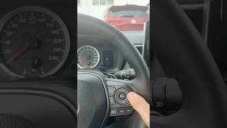 How to Turn Off Toyota's Dynamic Radar Cruise Control and use Regular Cruise Control #shorts