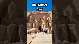 Abu Simbel – Egypt’s Temple of Sun and Stone! 🇪🇬✨. #abusimbel #egypt