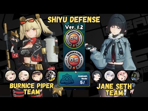 Burnice Jane Shiyu Defense Ambush Node 4-5 - Zenless Zone Zero