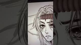 Masterful Art with Technical Pen #GenshinImpact #genshinimpactfanart #procreate