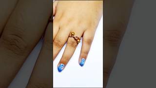Wire Thread Ring Making 💍|| #shorts #ringmaking #wirecraft