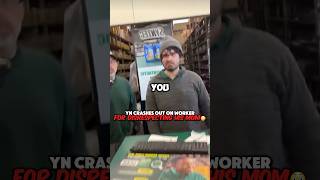 Yn CONFRONTS Worker For Disrespecting His Mom😳👀