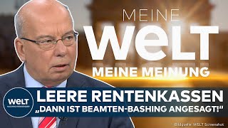 MEINE MEINUNG: Leere Rentenkassen! "Wenn einem nichts mehr einfällt, ist Beamten-Bashing angesagt!"