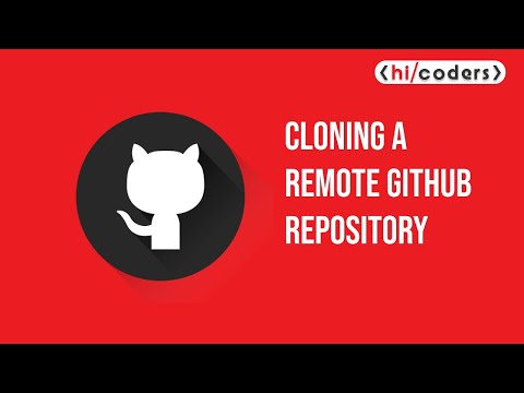 How to clone a remote GitHub repository