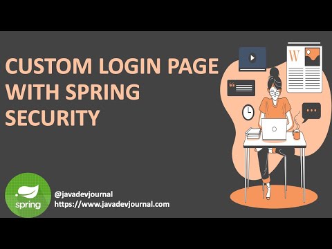 Custom login page with spring security