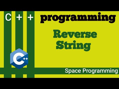 C++ Program To Reverse String