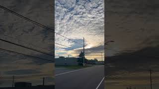 Mesmerizing Sky: Cool Clouds Rolling In #Clouds #Nature #SkyMagic #WeatherWonder #CloudLovers