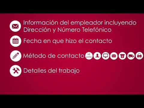 Desempleo de Nebraska - Reportar los Contactos de Trabajo