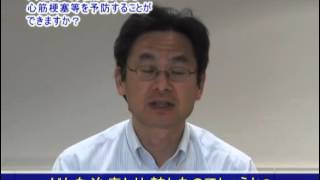 アスピリンで、糖尿病による心筋梗塞等を予防することができますか？