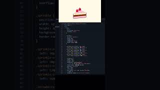 How to Create 3D Cake Slice with CSS | Pastry Animation web design  #html #css #coding #animation