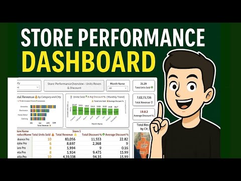 Power BI Full Project: Store Analysis Dashboard with DAX & Interactive Visuals