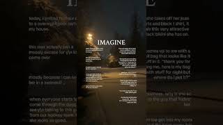 Imagine... #scenario #instabook #imagine