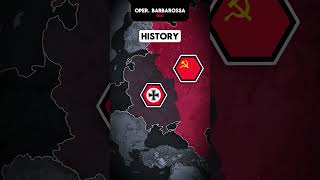 Operation Barbarossa 🇩🇪🤜🇷🇺 #ww2 #Germany #USSR #history #mapping #1941 #Moscow #winter #Invasion