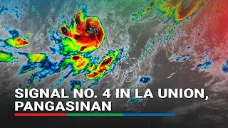 'Emong' makes landfall over Pangasinan; Signal No. 4 up in parts of La Union, Pangasinan