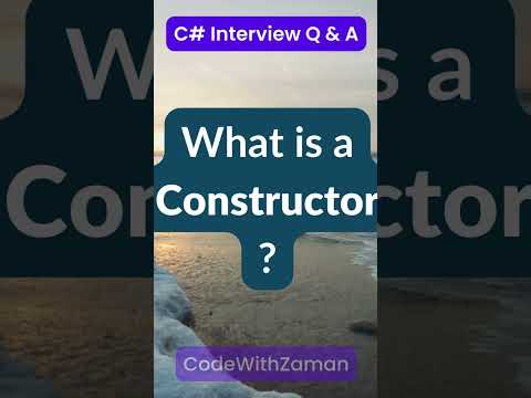 Constructor in C# Explained | Learn C# Constructors with Examples