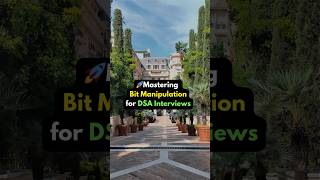 🚀Mastering Bit Manipulation For DSA Interviews