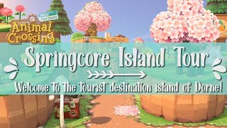 Springcore Island Dream Address [Cottagecore Inspired!] Dorne Tour : Animal Crossing New Horizons