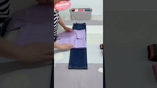 Cloth folding hacks 11  #diyideas  #dailyhacks  #youtubeshorts   #shorts