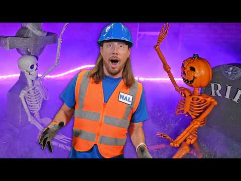 Halloween with Handyman Hal | Skeletons, Pumpkin Carving and Treat or Treating