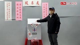 基隆罷團領銜人陳青逸投票  唱出心聲 「阮是台灣的」