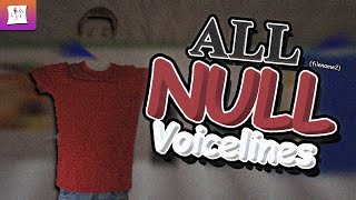 ALL Null (Filename2) Voicelines | Baldi's Basics