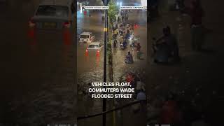 India: Heavy Rain Lashes Delhi, Causes Traffic Chaos | N18G
