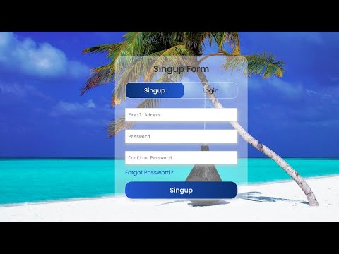 How to Create Simple Form  || HTML & CSS Project ||  For Beginners