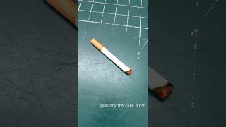 How to make fondant cigarette | cake | cakes #shorts #shortsfeed #shortsbeta #ytshorts