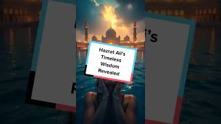 Hazrat Ali’s Timeless Wisdom Revealed