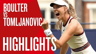 Katie Boulter v Ajla Tomljanović Highlights | HSBC Championships 2025 | LTA