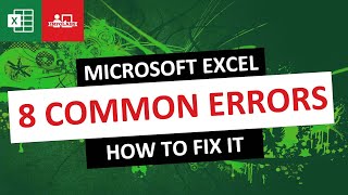 8 common Excel error & how to fix it