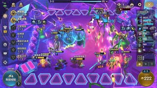 金铲铲之战符文大陆传奇：双人合作半仙攒了二百块金币瑞兹起飞了