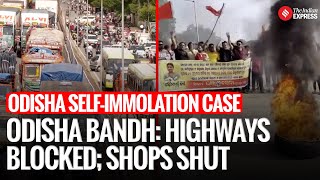 Odisha Bandh Over Balasore Student’s Suicide: Highways Blocked, Rail Tracks Occupied, Shops Shut