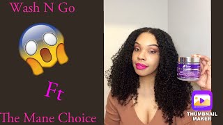 #WashNGo #NaturalHair #curlyhair  #Themanechoice Wash N Go ft The Mane Choice Alpha Gel 💕