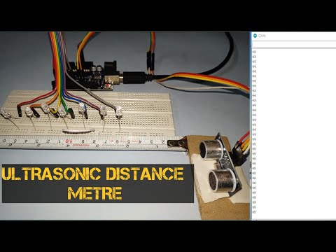 How to make Arduino Distance Meter using Ultrasonic Sensor ||circuit diagram in description