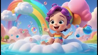 Splish, Splash, A Rainbow Bath | Bath Time Song for Kids | Nursery Rhymes and Baby Songs