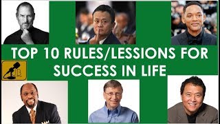 TOP 10 RULES FOR SUCCESS IN LIFE EVERY PERSON SHOULD LEARN MUKE JB 2020