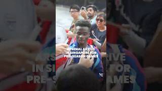 Arsenal arrive in Singapore for pre-season matches