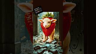 Extra money feat crazy sheep #ai #strawberry #sheep #supermarket #extramoney