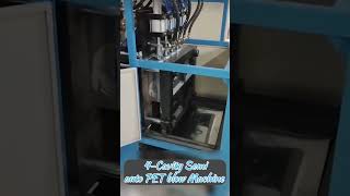 4-Cavity Semi Auto PET Blow Machine #petbottle #mineralwaterbottle