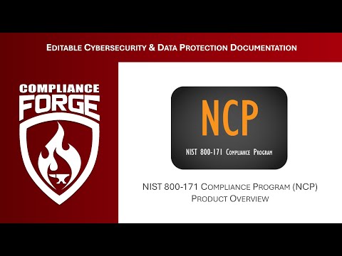 NIST 800-171 & CMMC Policies & Standards - NIST 800-171 Compliance Program (NCP)