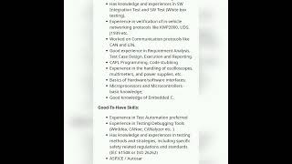 Testing Engineer#experienced #getemployed #youtubeshorts #fresher #softwaretestingjobs #qajobs