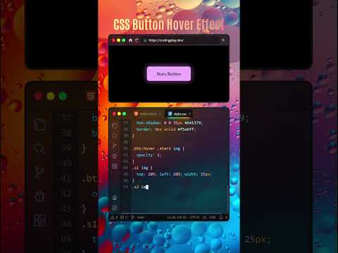 ✨ CSS Stars Button   CSS Hover Effects | #codingplay #html #CSS